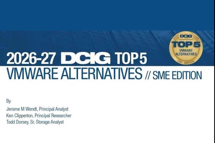 La tecnológica americana Zadara reconocida por DCIG como una de las cinco mejores alternativas a VMware