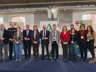 Inauguración de la II Feria de Formación profesional en Huelva.