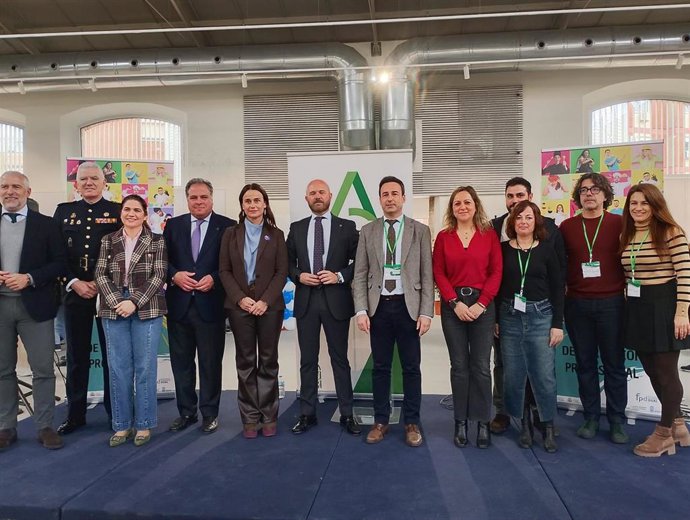 Inauguración de la II Feria de Formación profesional en Huelva.