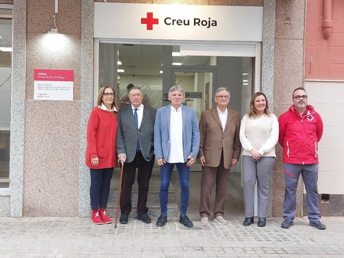 Cruz Roja estrena noves instal·lacions a Aldaia des d'on seguirà desenvolupant el Pla de Resposta a l'efecte de la dana