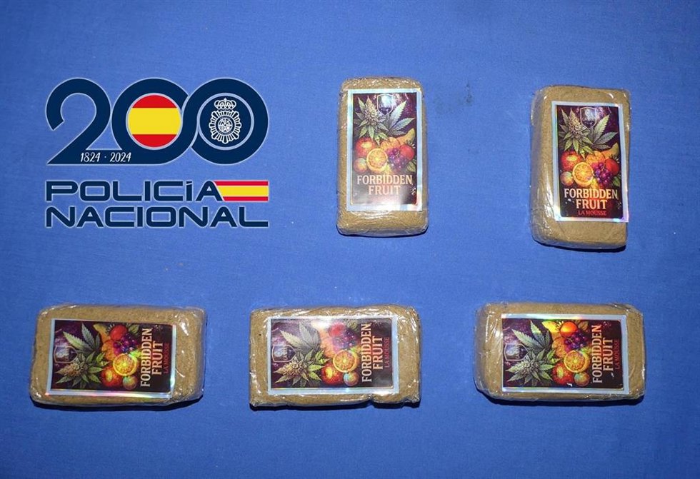 Imagen de la droga incautada en Salamanca