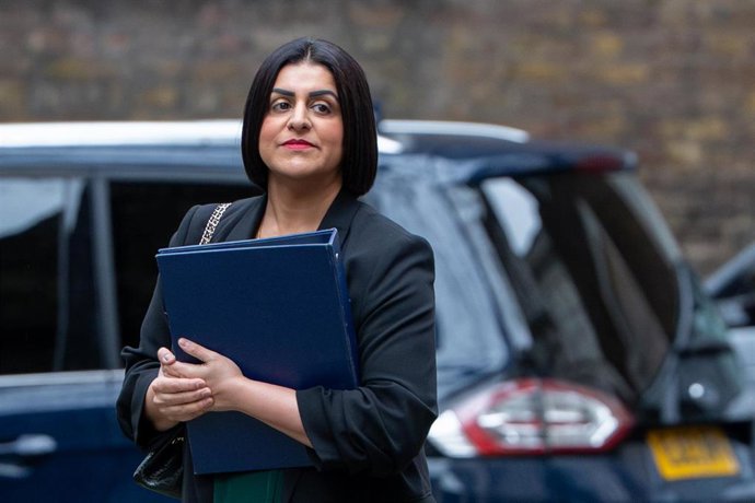 Archivo - Shabana Mahmood, ministra del Interior de Reino Unido.