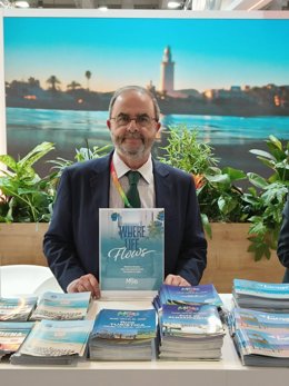 El concejal de Turismo de Mijas, Francisco Jerez, en ITB