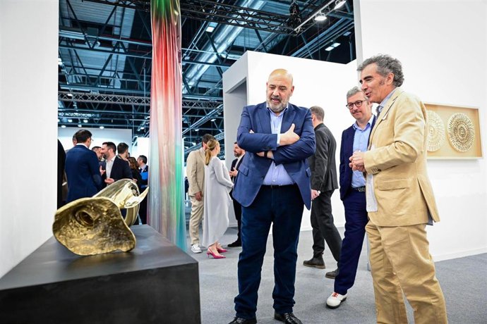 El alcalde de Palma, Jaime Martínez, en la feria ARCOmadrid