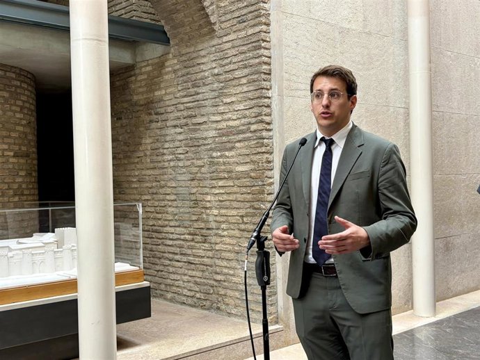 El diputado de CHA en las Cortes de Aragón, Jorge Pueyo.