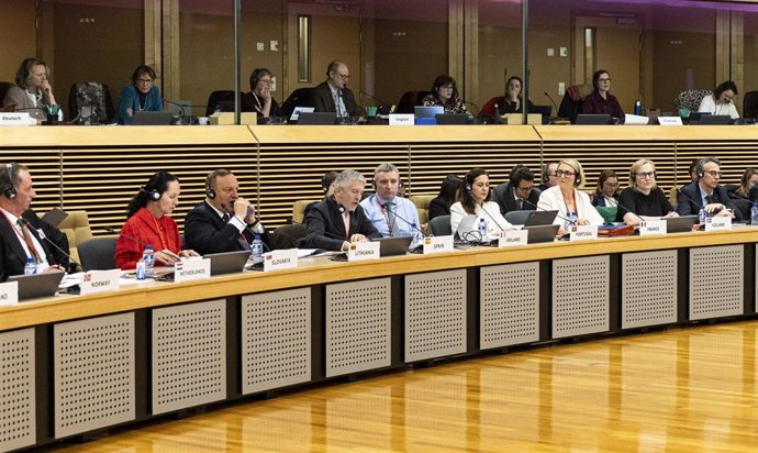 El ministro del Interior, Fernando Grande-Marlaska, durante el Foro de Internet de la Unión Europea.