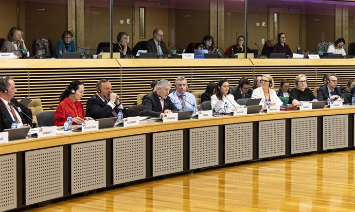 El ministro del Interior, Fernando Grande-Marlaska, durante el 'Foro de Internet' de la Unión Europea.