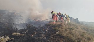 Incendio en Cabuérniga