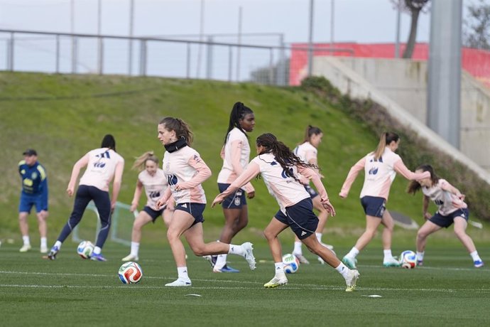 Aiara Agirrezabala during the training camp of Spain Women Team ahead of the qualification matches for the Brazil 2027 World Cup at the Ciudad del Futbol on March 01, 2026, in Las Rozas, Madrid, Spain.