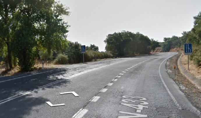 Archivo - Carretera N-433.