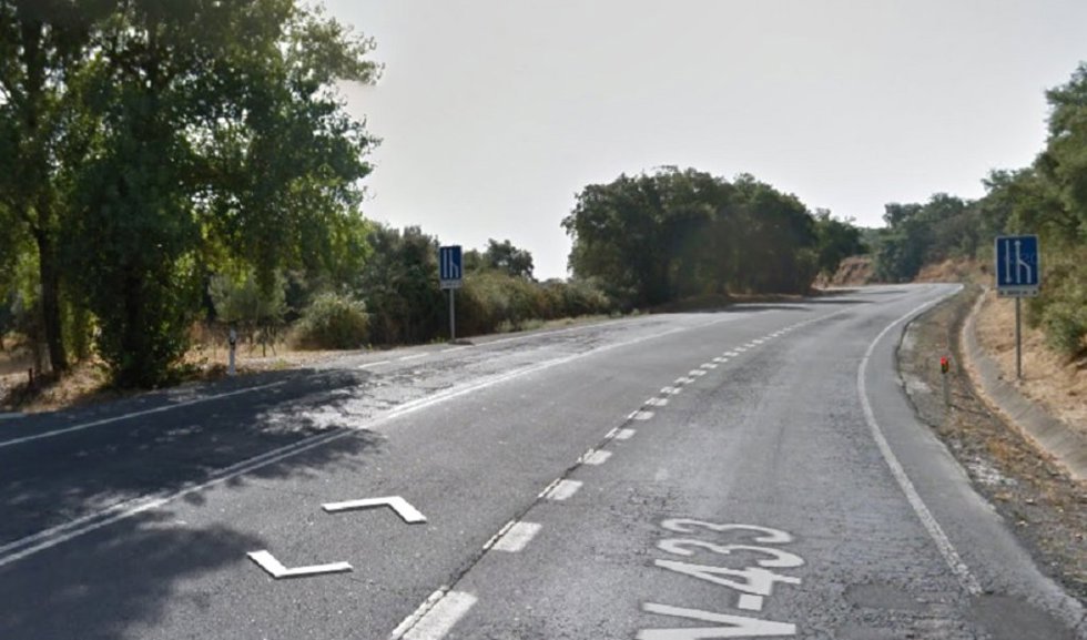 Archivo - Carretera N-433.