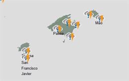 El tiempo hoy, jueves 5 de marzo, en Baleares.