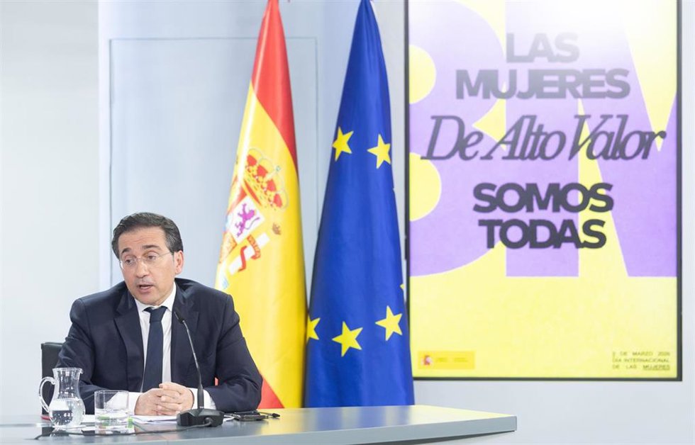 El ministro de Asuntos Exteriores, Unión Europea y Cooperación, José Manuel Albares