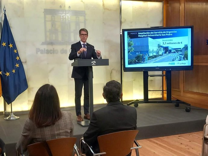 El presidente del Gobierno de La Rioja, Gonzalo Capellán.