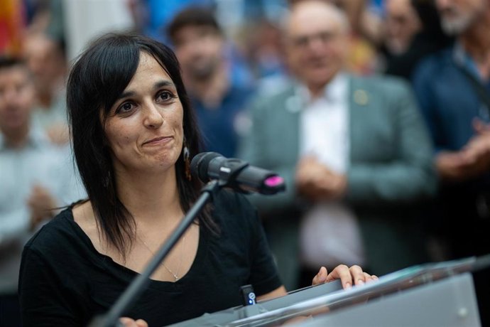 Archivo - La diputada de Aliança Catalana, Silvia Orriols