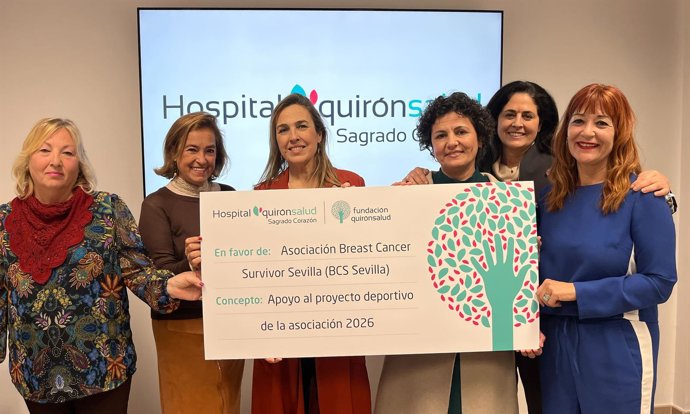 Renovación del apoyo del Hospital Quirónsalud Sagrado Corazón con la asociación BCS Sevilla