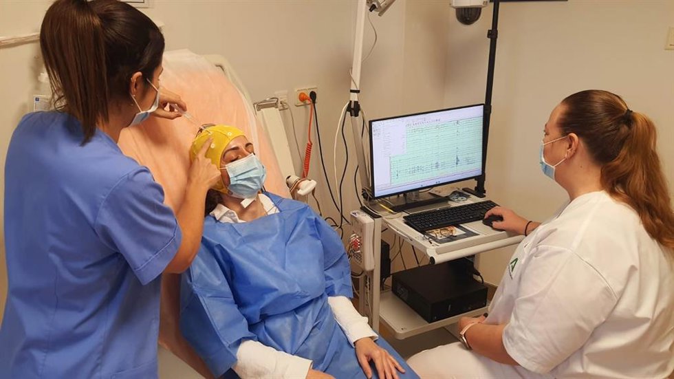 Imagen de enfermeras en el Hospital Santa Ana de Motril (Granada).