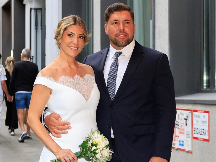 Archivo - Kike Quintana Y Cristina Gaitán El Día De Su Boda