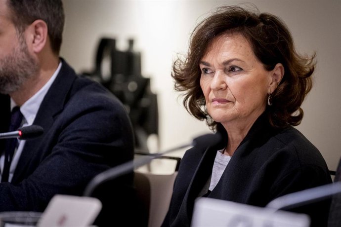 Archivo - La presidenta del Consejo de Estado, Carmen Calvo.