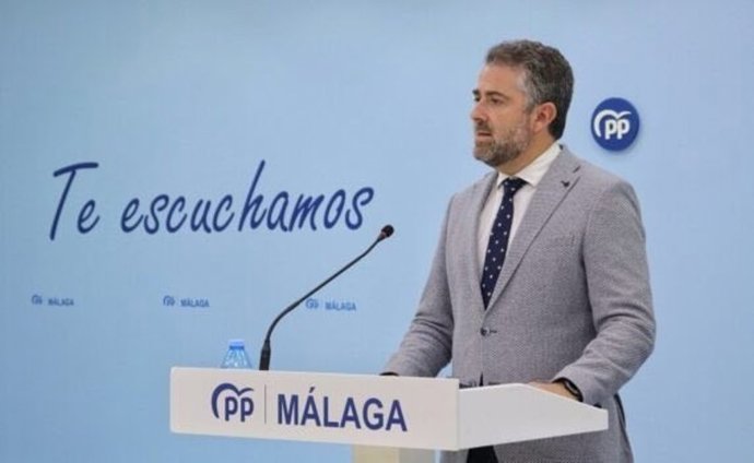 El vicesecretario del PP de Málaga, Carlos Conde.