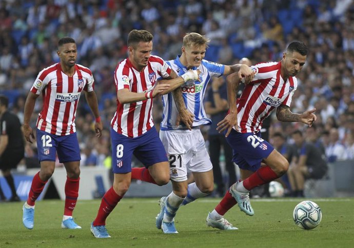 Archivo - Real Sociedad - Atlético de Madrid