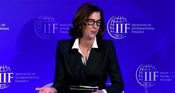 La presidenta de la Asociación Española de Banca (AEB), Alejandra Kindelán