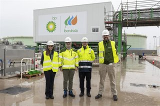La empresa conjunta entre bp e Iberdrola alcanza la fase final de contrucción de planta de hidrógeno verde