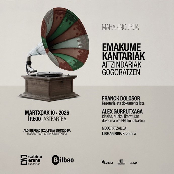 Sabino Arana Fundazioak eta Bilboko Udalak 'Emakume kantariak: aitzindariak gogoan' izeneko topaketa antolatu dute