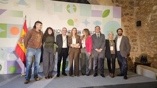 La vicepresidenta tercera del Gobierno y ministra para la Transición Ecológica y el Reto Demográfico, Sara Aagesen, en el acto.