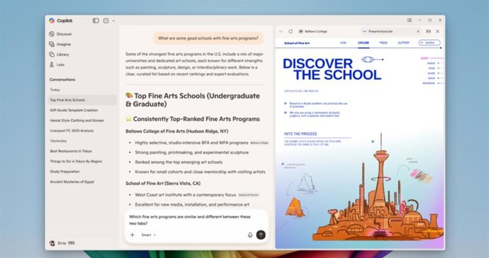 Atualizações do aplicativo Microsoft Copilot.