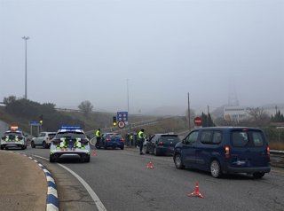 Imagen de archivo de un control de la Guardia Civil.