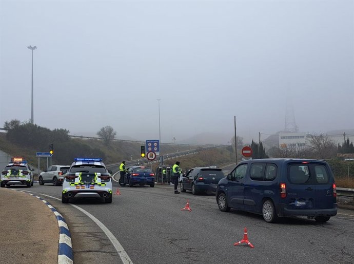Imagen de archivo de un control de la Guardia Civil.
