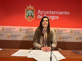 Archivo - La portavoz del equipo de Gobierno del Ayuntamiento de Burgos, Andrea Ballesteros Archivo.