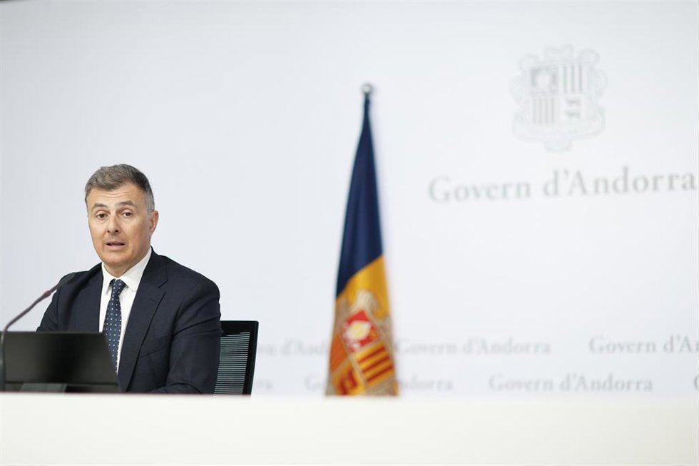 El ministro de Transformación Digital y Función Pública, Marc Rossell, presentando la modificación legislativa