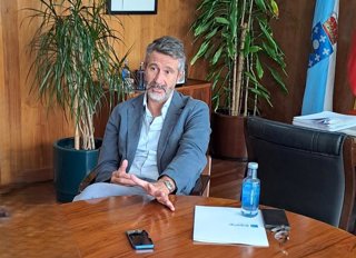 Archivo - El presdiente de la Fegamp, Alberto Varela.