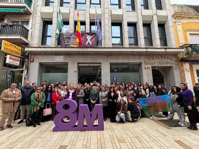 Acto institucional con motivo del Día Internacional de la Mujer (8 de marzo) en la Subdelegación del Gobierno en Huelva.