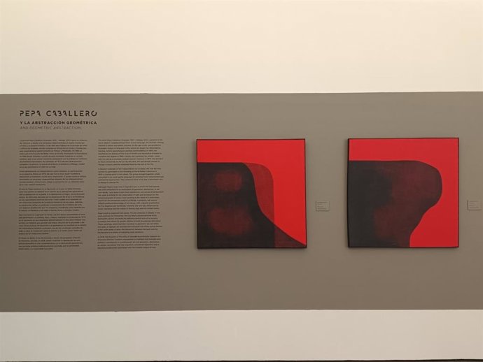 Exposición temporal 'Pepa Caballero y la abstracción geométrica'.