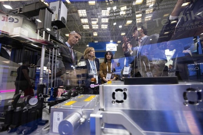 La diputada general de Gipuzkoa, Eider Mendoza, en la BIEMH