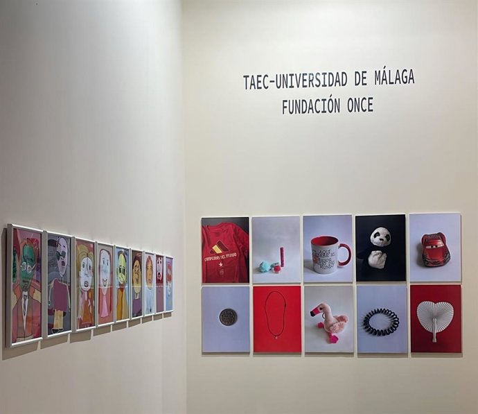Fundación ONCE y Universidad de Málaga llevan obras de arte realizadas por jóvenes con discapacidad a la feria de arte ARCO