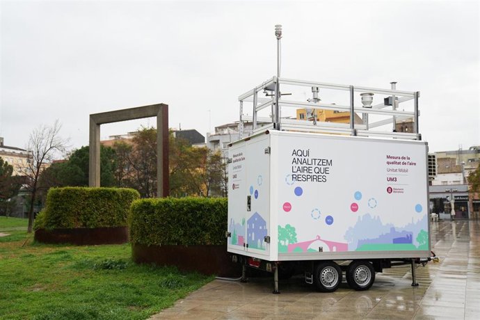 Nuevas unidades móviles de la Diputación de Barcelona para medir la calidad del aire