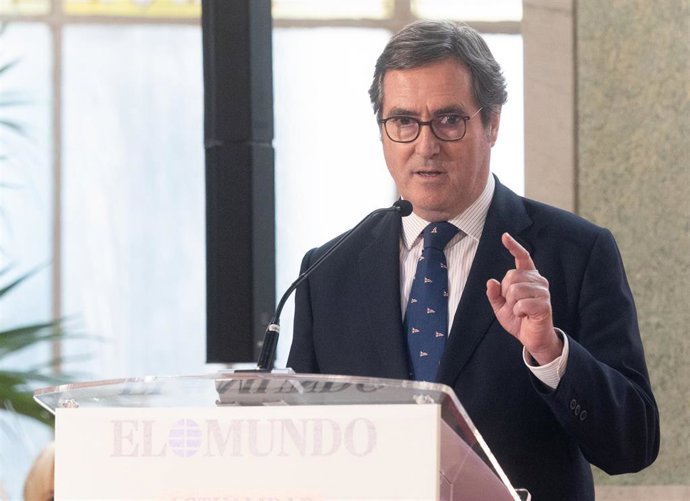 El presidente de CEOE, Antonio Garamendi.