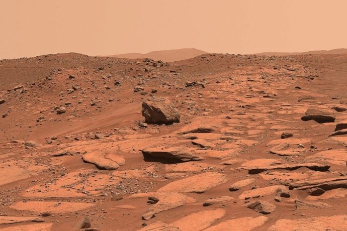 Archivo - Arquivo - Neste momento da história de Marte, os autores acreditam que o CO2 está em toda parte, em cada canto e fenda, e a água que se infiltra através das rochas também está repleta de CO2.