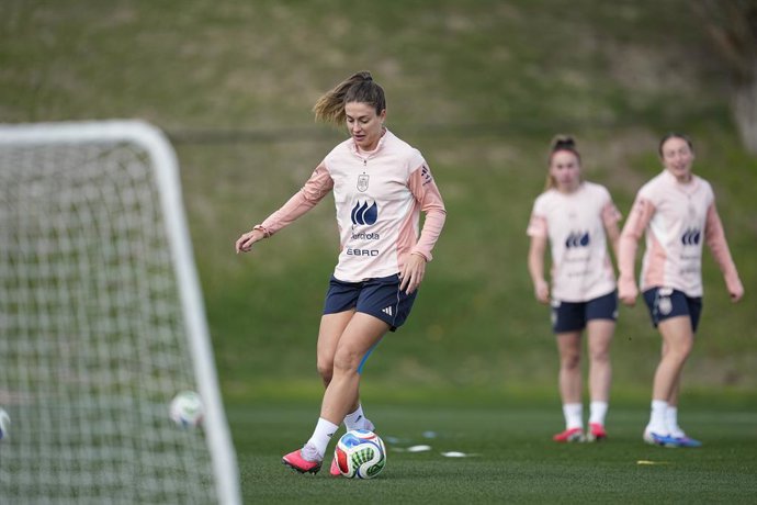 Alexia Putellas during the training camp of Spain Women Team ahead of the qualification matches for the Brazil 2027 World Cup at the Ciudad del Futbol on March 01, 2026, in Las Rozas, Madrid, Spain.
