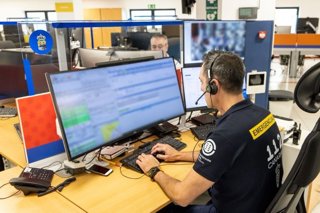 Sala operativa del 112 Canarias