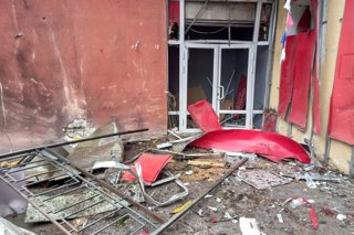 Archivo - Una escena después de un ataque con drones por parte de las fuerzas ucranianas en Jersón