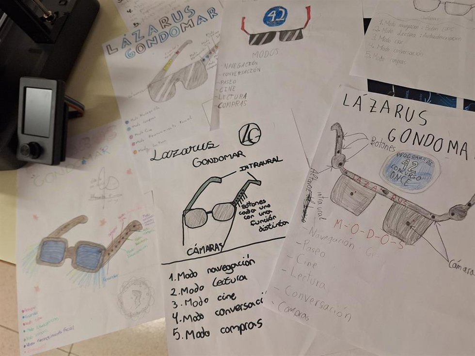 Elaboración trabajo 42 Concurso Escolar de la ONCE