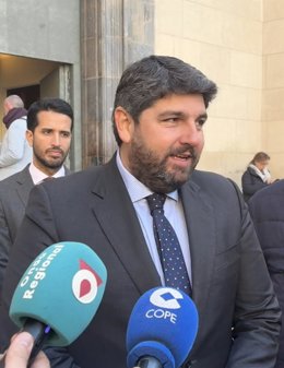 Archivo - El jefe del Ejecutivo autonómico, Fernando López Miras