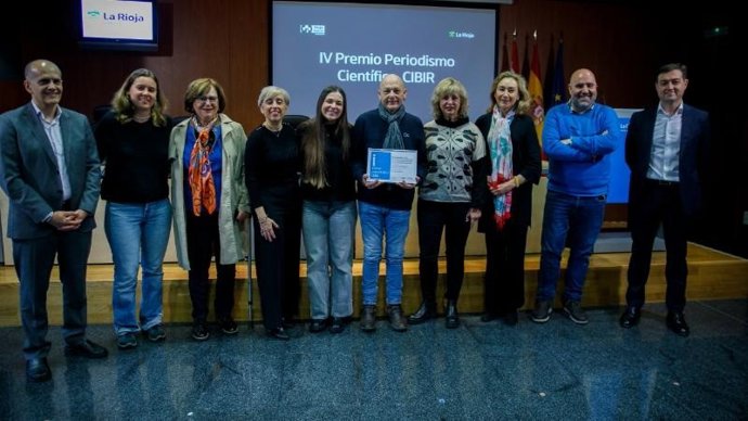 El periodista Roberto González Lastra gana la IV edición del Premio de Periodismo Científico CIBIR
