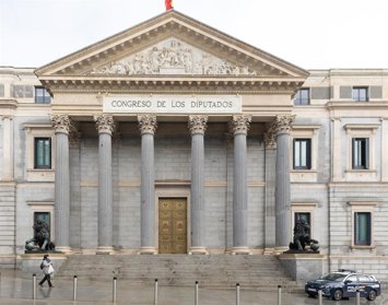 Fachada del Congreso de los Diputados