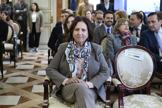 La Fiscal General del Estado, Teresa Peramato, durante la I Jornada de debate sobre el proyecto de Ley Orgánica de Enjuiciamiento Criminal, en el Centro de Estudios Políticos y Constitucionales, a 4 de febrero de 2026, en Madrid (España).